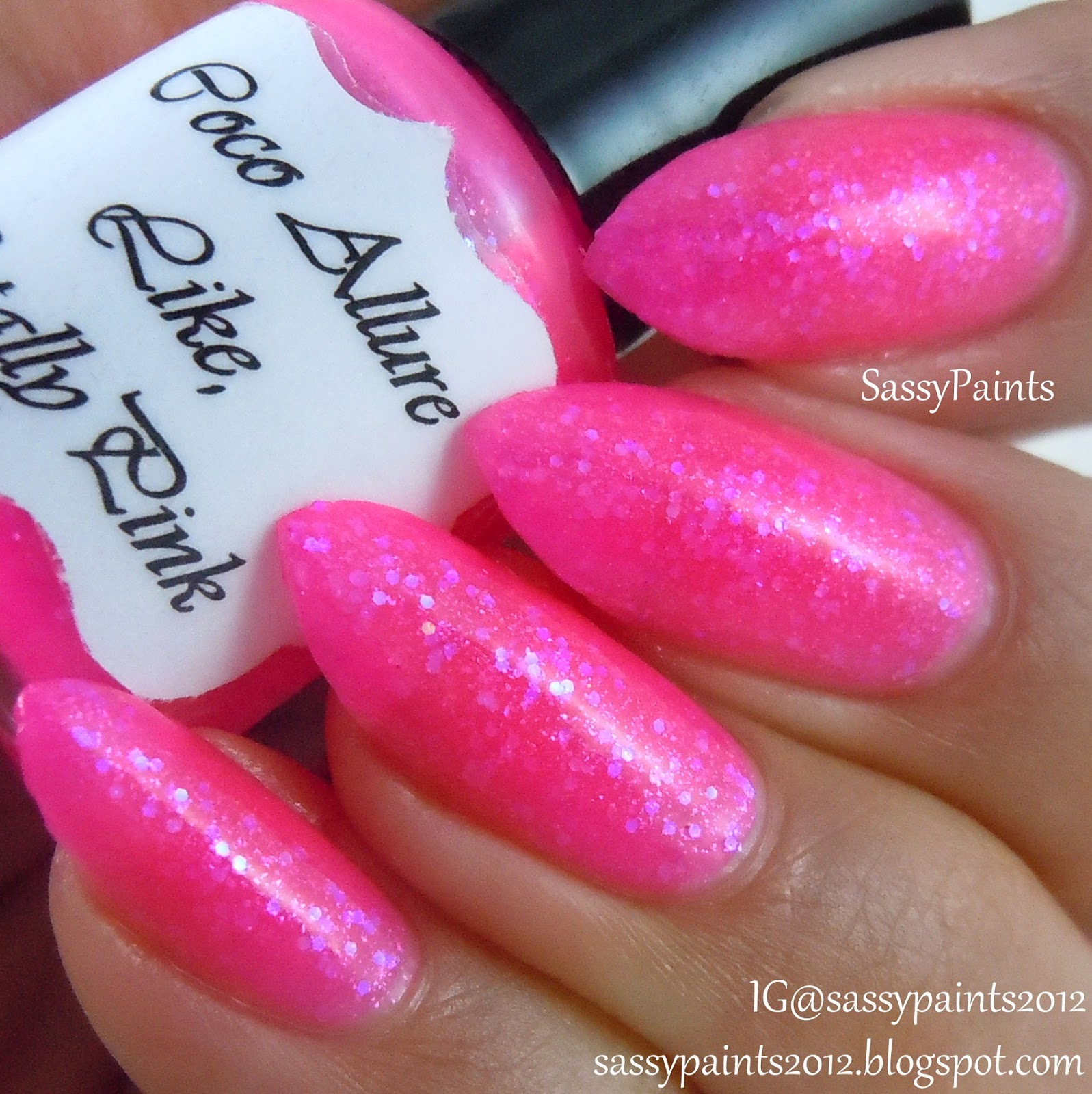 Sassy Paints: Coco Allure: Like, Totally Pink *Edited*