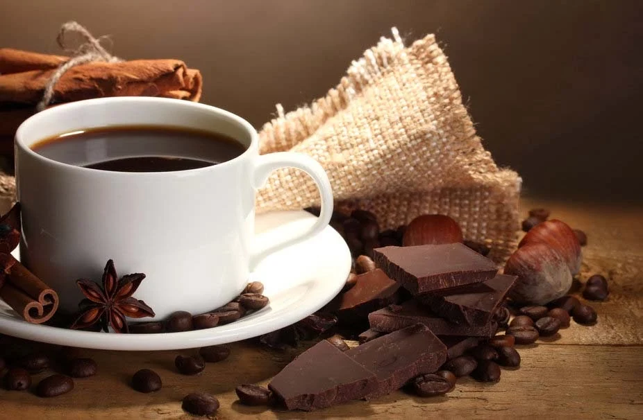 morning-coffee-chocolate-nuts-wallpaper