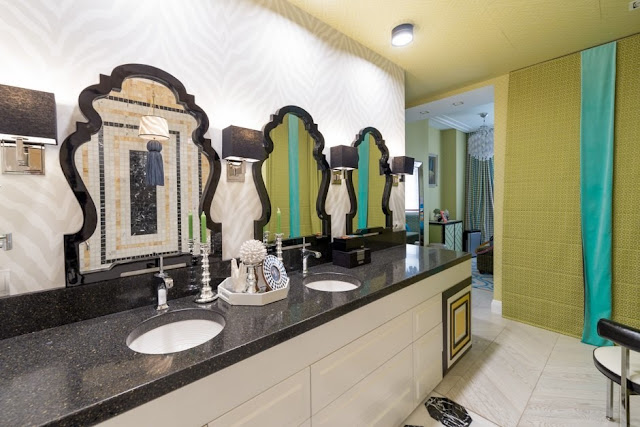 From Russia with bold boho love - master bath 3 bohohome.com @bohosusan