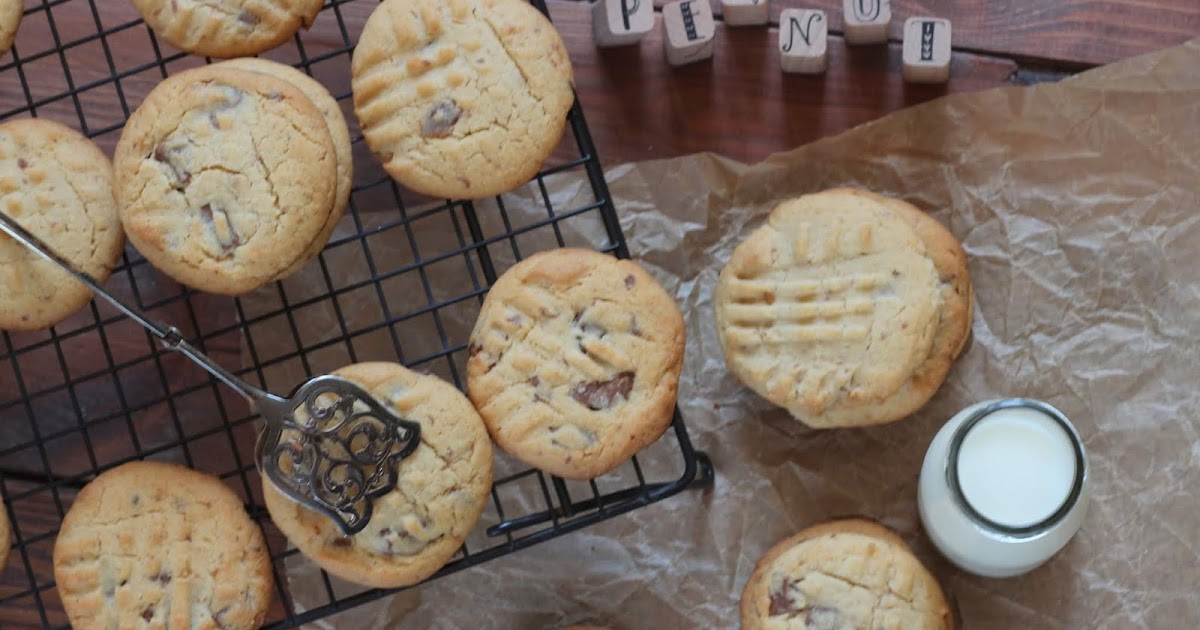 Erdnussbutter-Schokoladen-Cookies