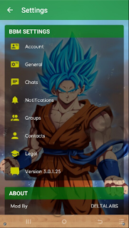 BBM Mod Dragon Ballz Theme Delta v3.7.0 Based v3.0.1.25 APK Terbaru BBM Mod Dragon Ballz Theme Delta v3.7.0 Based v3.0.1.25 APK Terbaru
