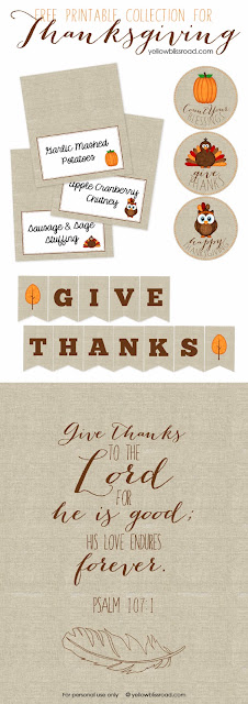 Made by Me. Shared with you.: Free Thanksgiving Printables Roundup