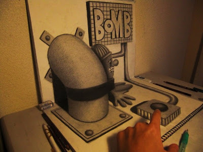 Bomba (Dibujo 3D)