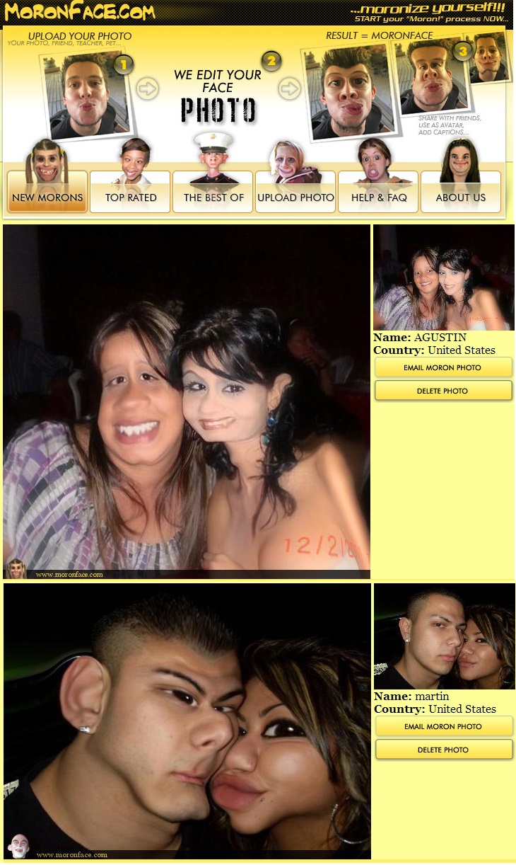 Moronface Make Funny Face Pictures Create Funny Ugly Photo Face Effect Moron Face Online Free Moronface Make Funny Face Pictures Create Funny Ugly Photo Face Effect Moron Face Online Free