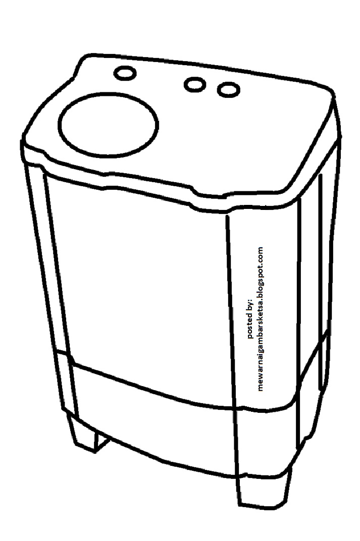 30 Ide Keren Gambar Sketsa Mesin Cuci Tea And Lead