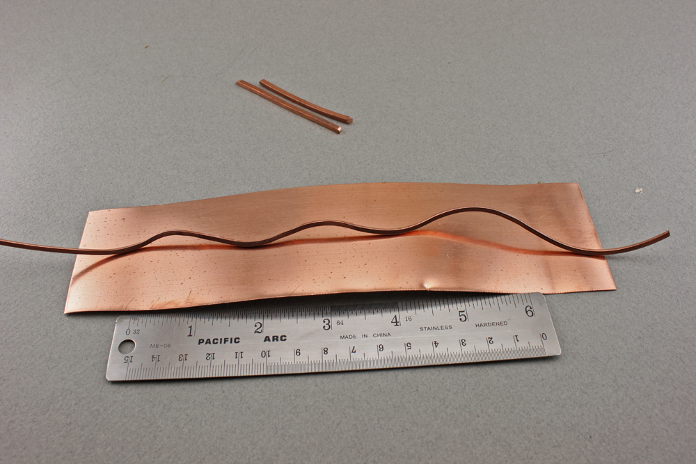 OscarCrow Handmade Jewelry Beaten copper bracelet