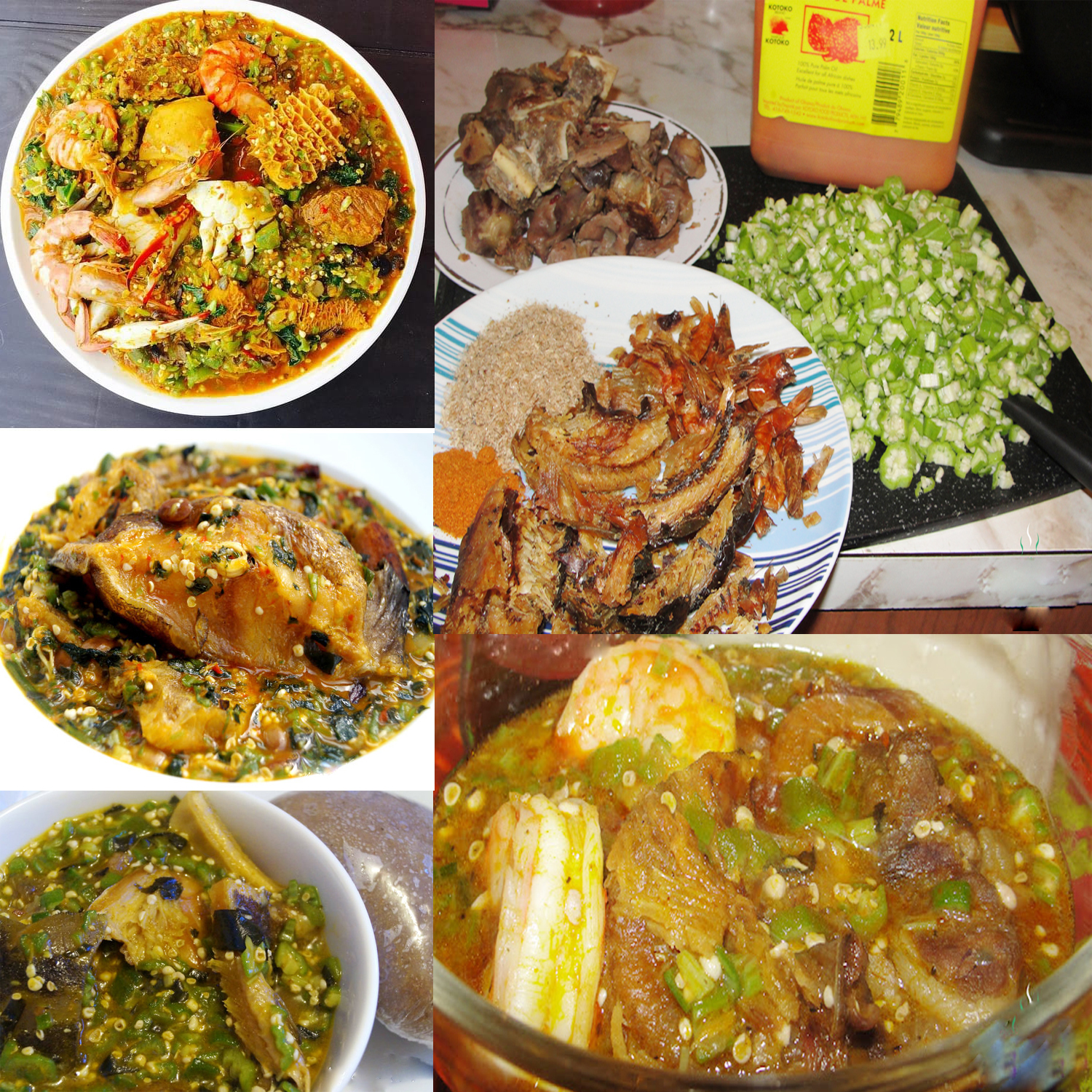 ALL AFRICAN DISHES SOUP RECIPE Ila Alasepo (Yoruba styled mixed Okra Soup)