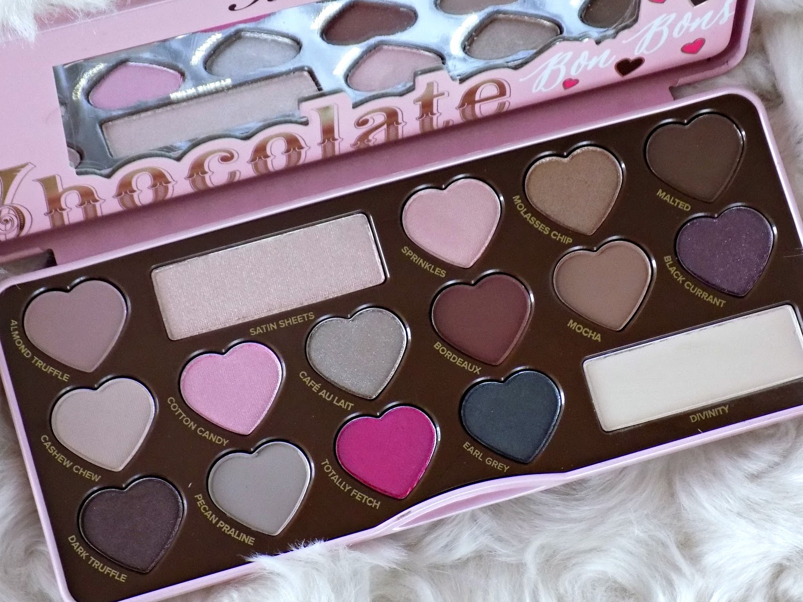 Too Faced Chocolate Bon Bon palette review and swatches