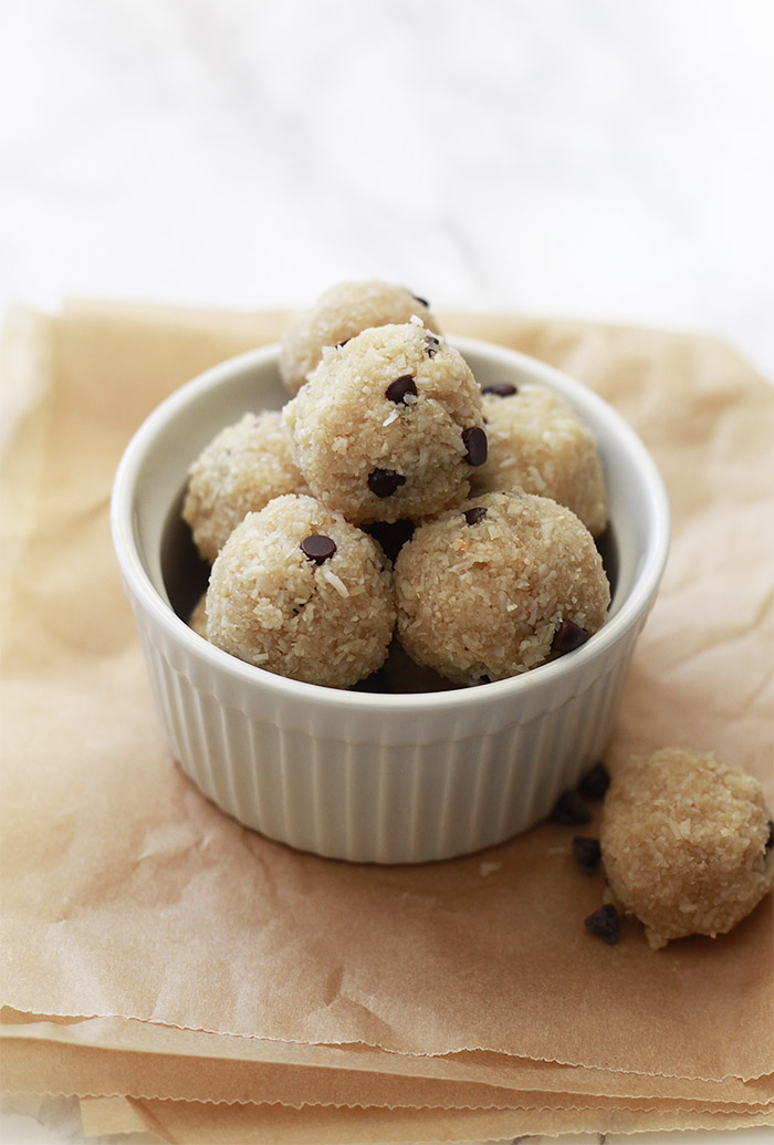 Vegan Chocolate Chip Cookie Dough Balls VIDEO | Yummy Mummy Kitchen | A ...