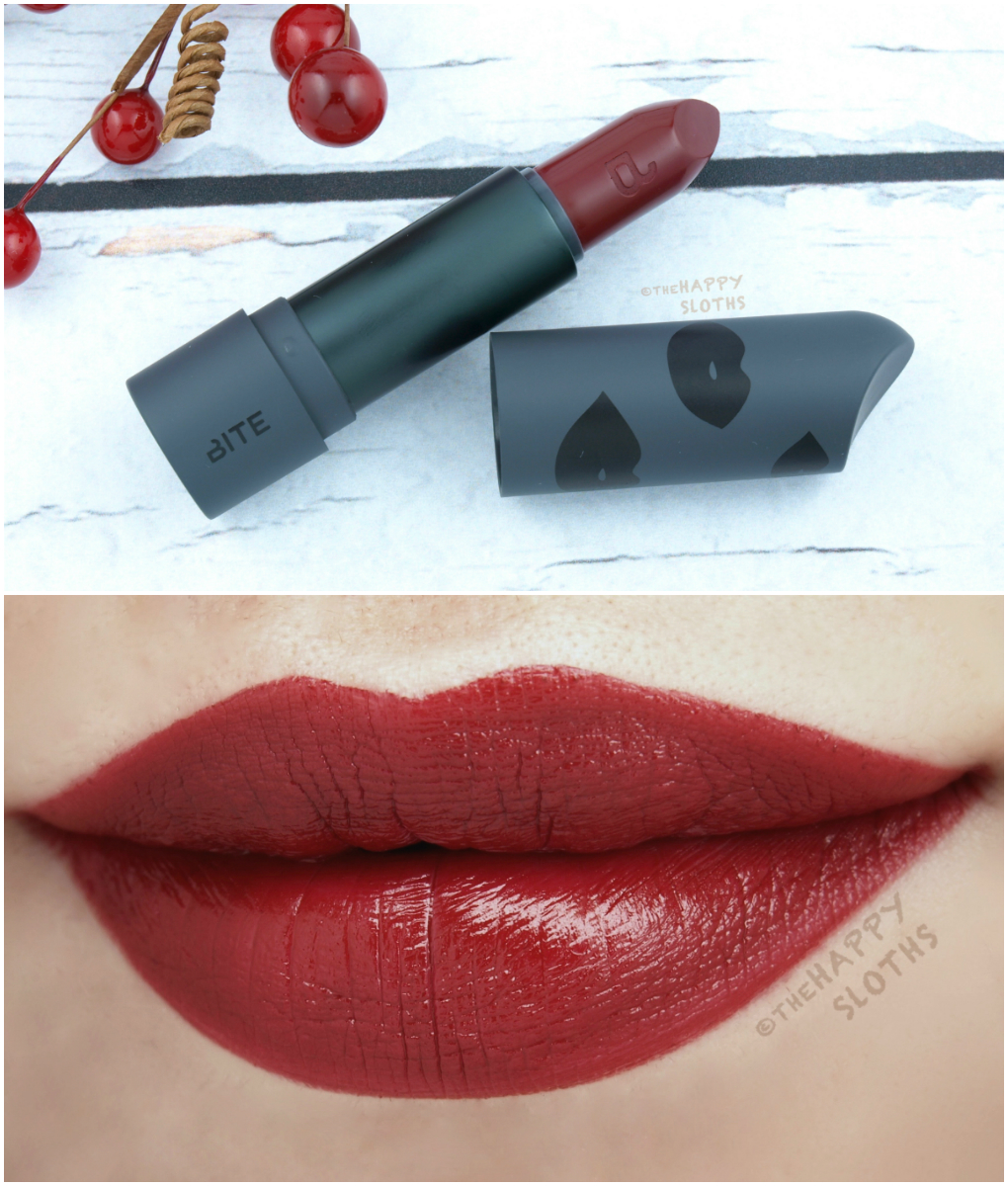 Bite Mistletoe Amuse Bouche Lipstick Review and Swatches