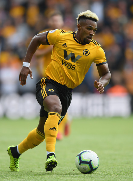 Adama Traore of Woverhampton Wanderers runs with the ball during the Premier League match between Wolverhampton Wanderers and Manchester City at Molineux on August 25, 2018 in Wolverhampton, United Kingdom. (Aug. 24, 2018 - Source: Shaun Botterill/Getty Images Europe) Adama Traore of Woverhampton Wanderers runs with the ball during the Premier League match between Wolverhampton Wanderers and Manchester City at Molineux on August 25, 2018 in Wolverhampton, United Kingdom. (Aug. 24, 2018 - Source: Shaun Botterill/Getty Images Europe)