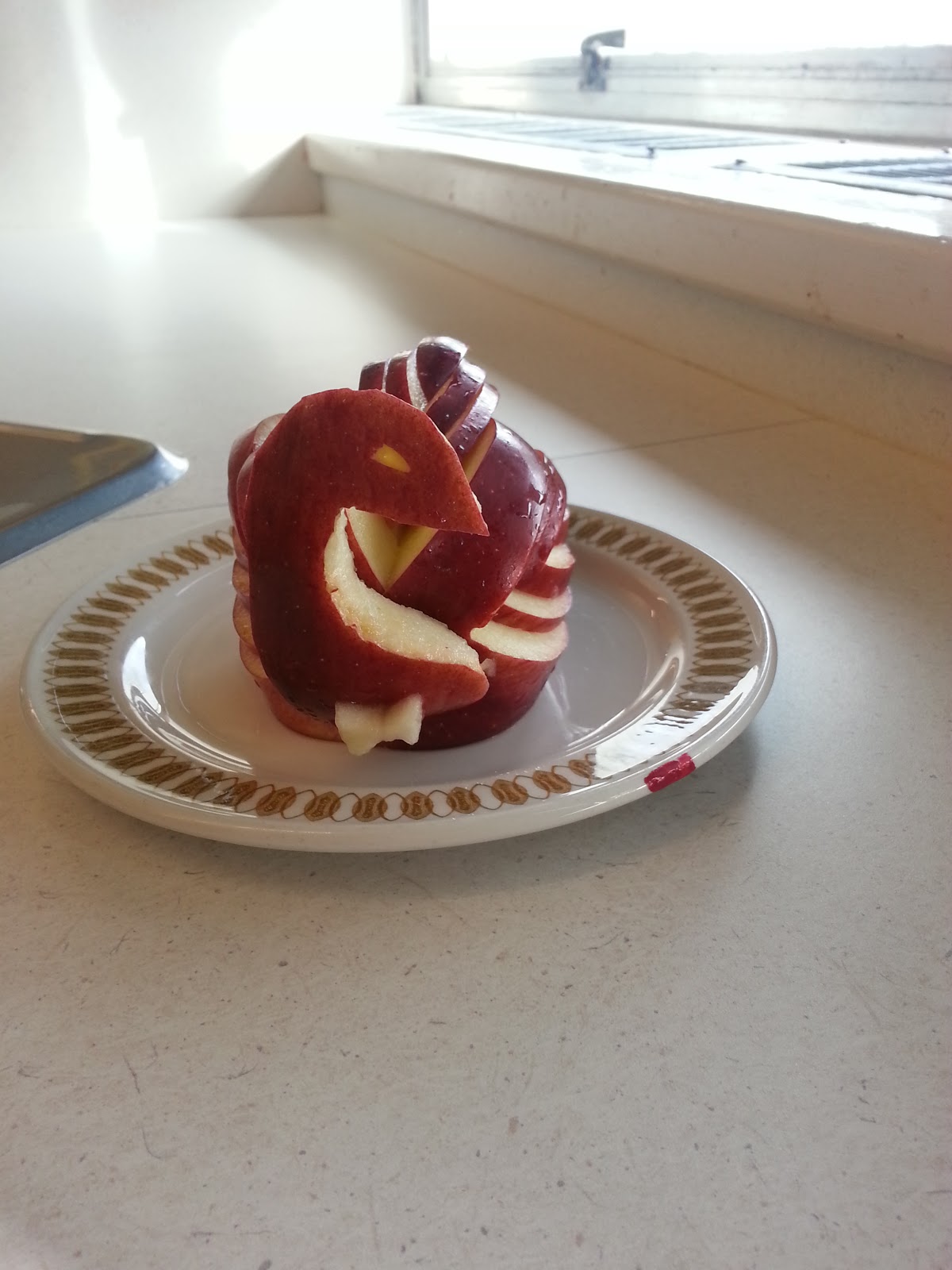 Food aRTist *Garnishing* Apple Bird♥