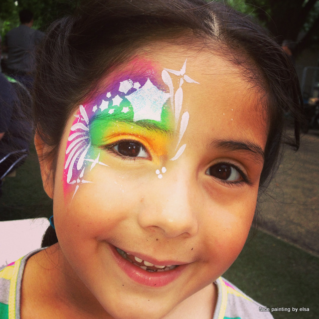 face painting by elsa