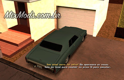 como criar carro estacionado no gta sa