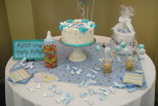 cake cake pops diaper cake guess the jelly beans and baby feet mints