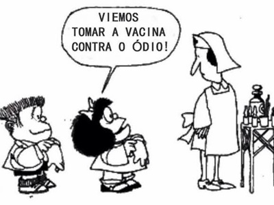 E mais uma vez o mundo se curva perante a criatividade brasileira: agora inventamos a "odiocracia"!  A "odiocracia" resume-se em odiar visceralmente quem pensa diferente, ou tenha uma ideologia contrária á nossa. 