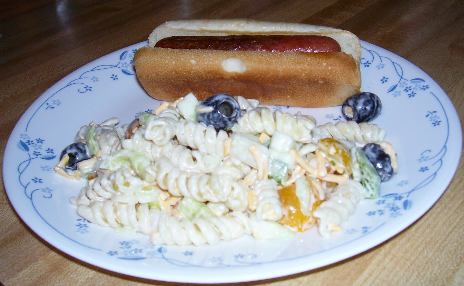 Frugal What's for Dinner Hot Dogs & Pasta Salad