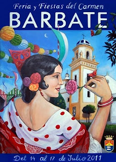 Barbate - Cartel feria Carmen 2011 - Javier Ventura Nuñez