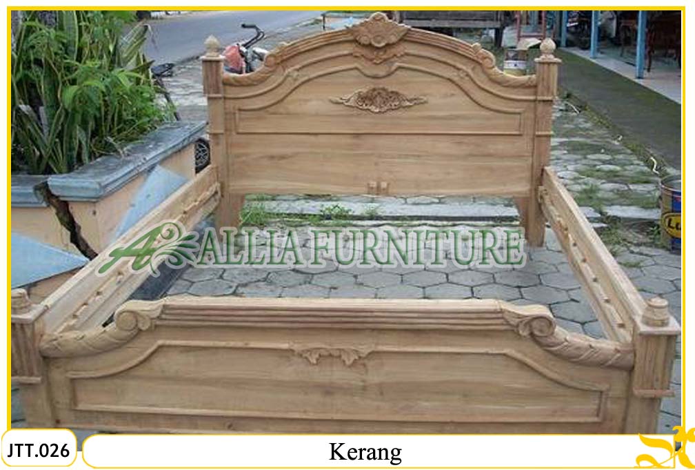 Tempat Tidur Ukiran Jati Kerang Allia Furniture Tempat Tidur Ukiran Jati Kerang Allia Furniture