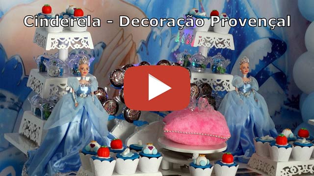 Decoração Cinderela provençal Decoração Cinderela provençal