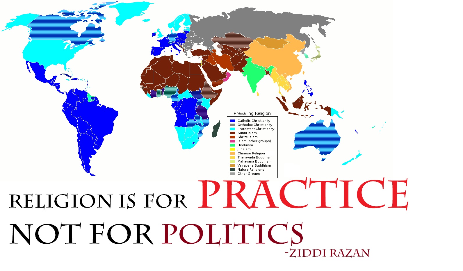 Какие государства закрепляют религию в качестве государственной. Карта распространения Мировых религий в мире.