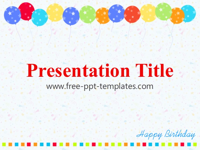 birthday ppt template birthday ppt template, Powerpoint templates