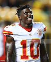 http://media.gettyimages.com/photos/tyreek-hill-of-the-kansas-city-chiefs-warms-up-prior-to-the-game-the-picture-  id614156256