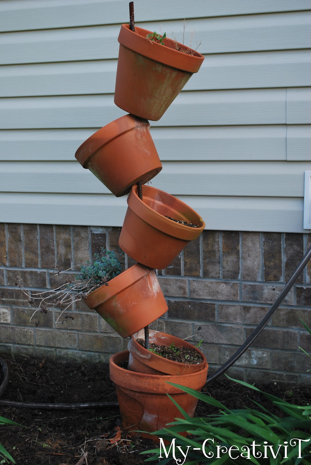 MyCreativiT DIY Tipsy Stackable Pot Planter