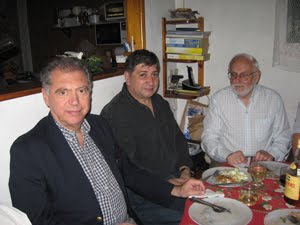 Historiadores Junta del Camino Real: Luis Mendiola, Juan A. Lucero, Edgardo J. Rocca