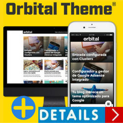 Orbital Theme para Wordpress Orbital Theme es una plantilla de Wordress con cluster y altamente calificada para uso page mobile.
