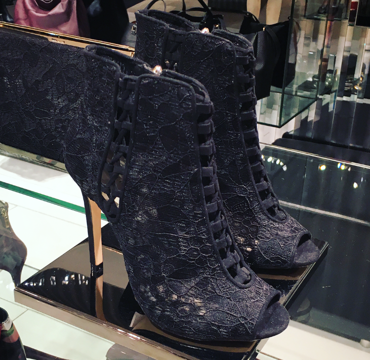karen millen Lace Booties