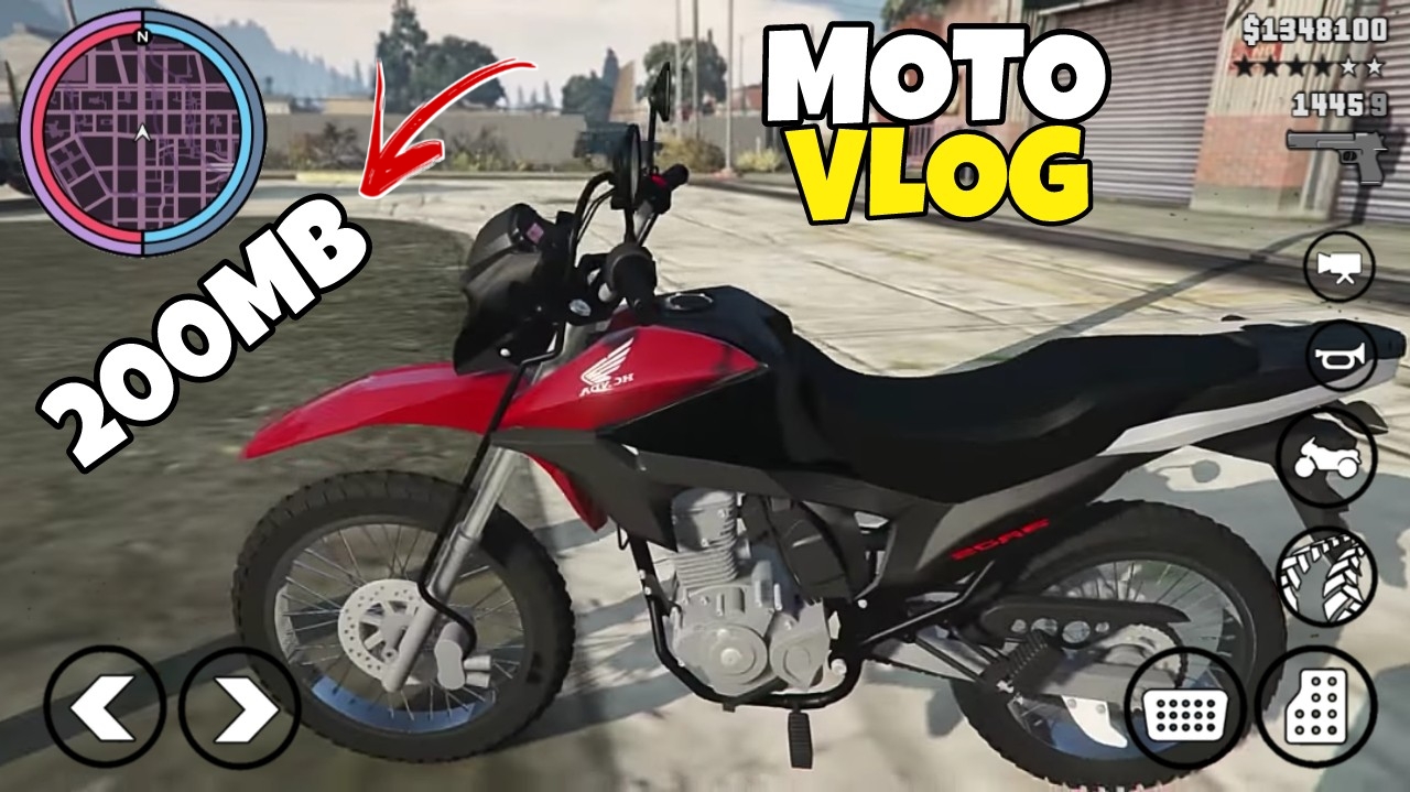 Como Baixar Gta Motovlog SUPER ATUALIZADO Lite Android O Verdadeiro Gta San  Andreas Modificado 