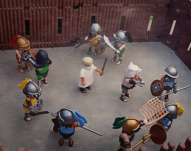 Playmobil custom school of gladiators