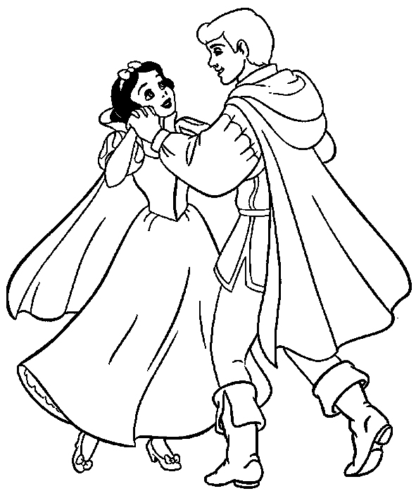 Disney Colouring Pages For Kids: Snow White Coloring Pages