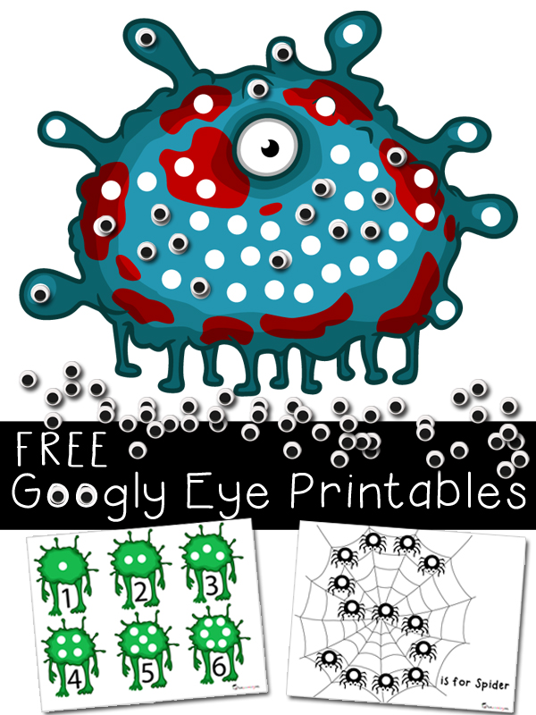 Halloween Activities & Printables with Googly Eyes  Totschooling -  Toddler, Preschool, Kindergarten Educational Printables