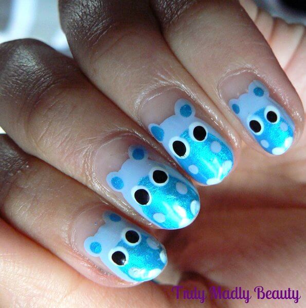 Truly Madly Beauty NOTD Hippo Nails!