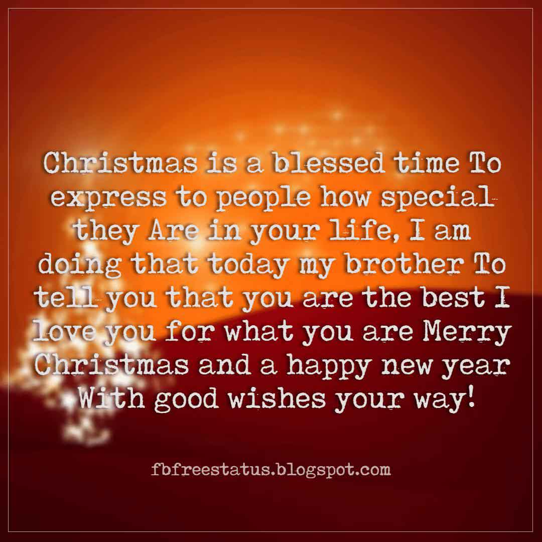 Christmas Messages For Brother