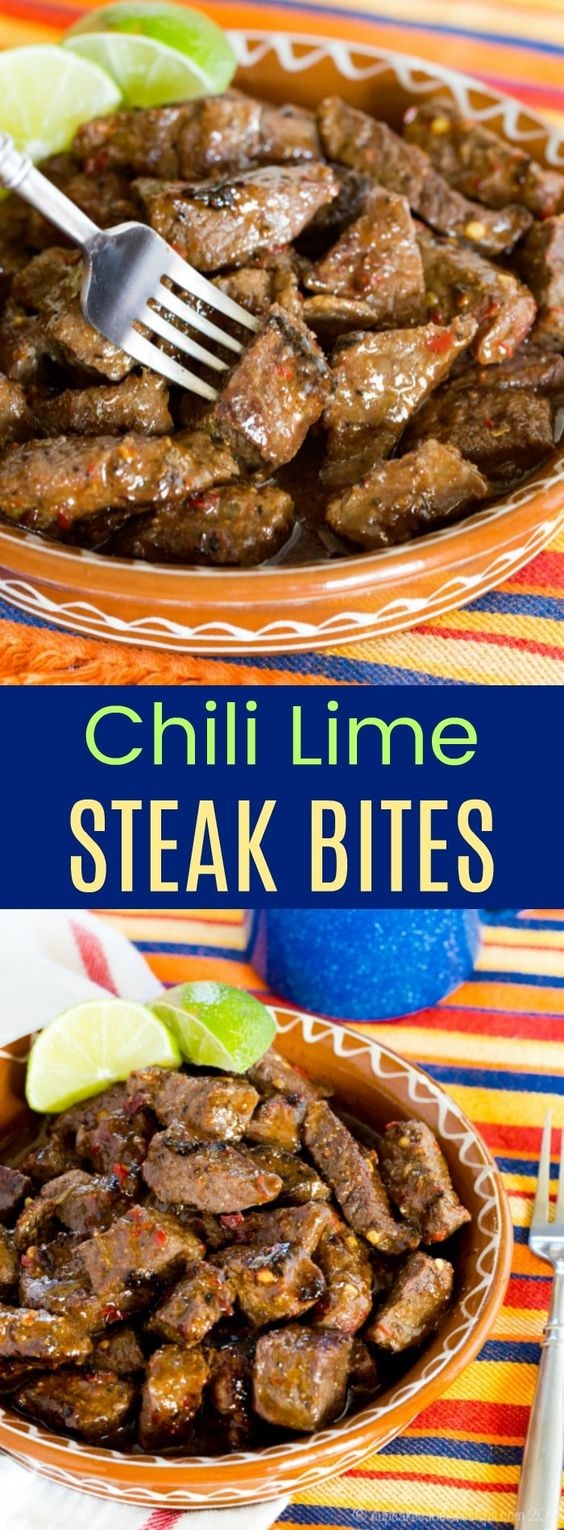 Chili Lime Steak Bites