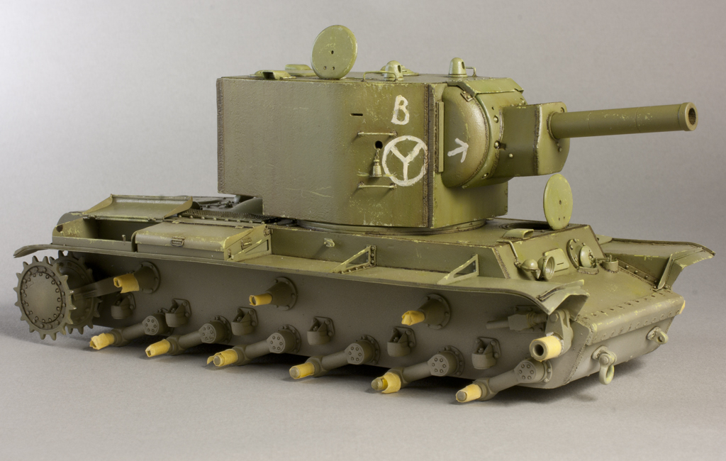 NICE MODELS: Покраска КВ-2