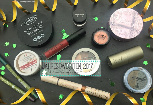 Jahresfavoriten 2017 Dekorative (Natur)Kosmetik www.washing-green.com