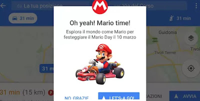 mario in google maps google maps come mario kart