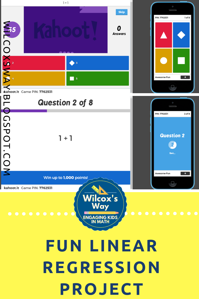 Wilcox's Way The Most Awesome Linear Regression Project Your Class