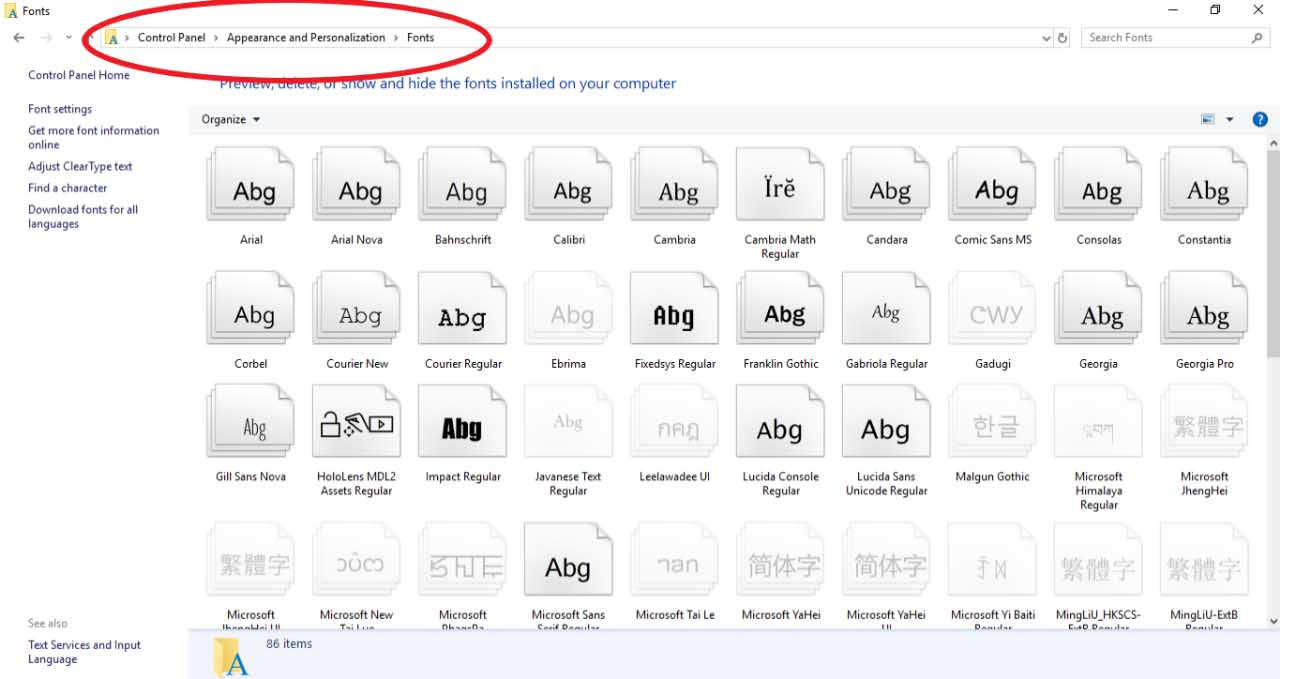 Bagaimana Cara Mengubah Bentuk Font Di Windows 10 Blog Ruangguru