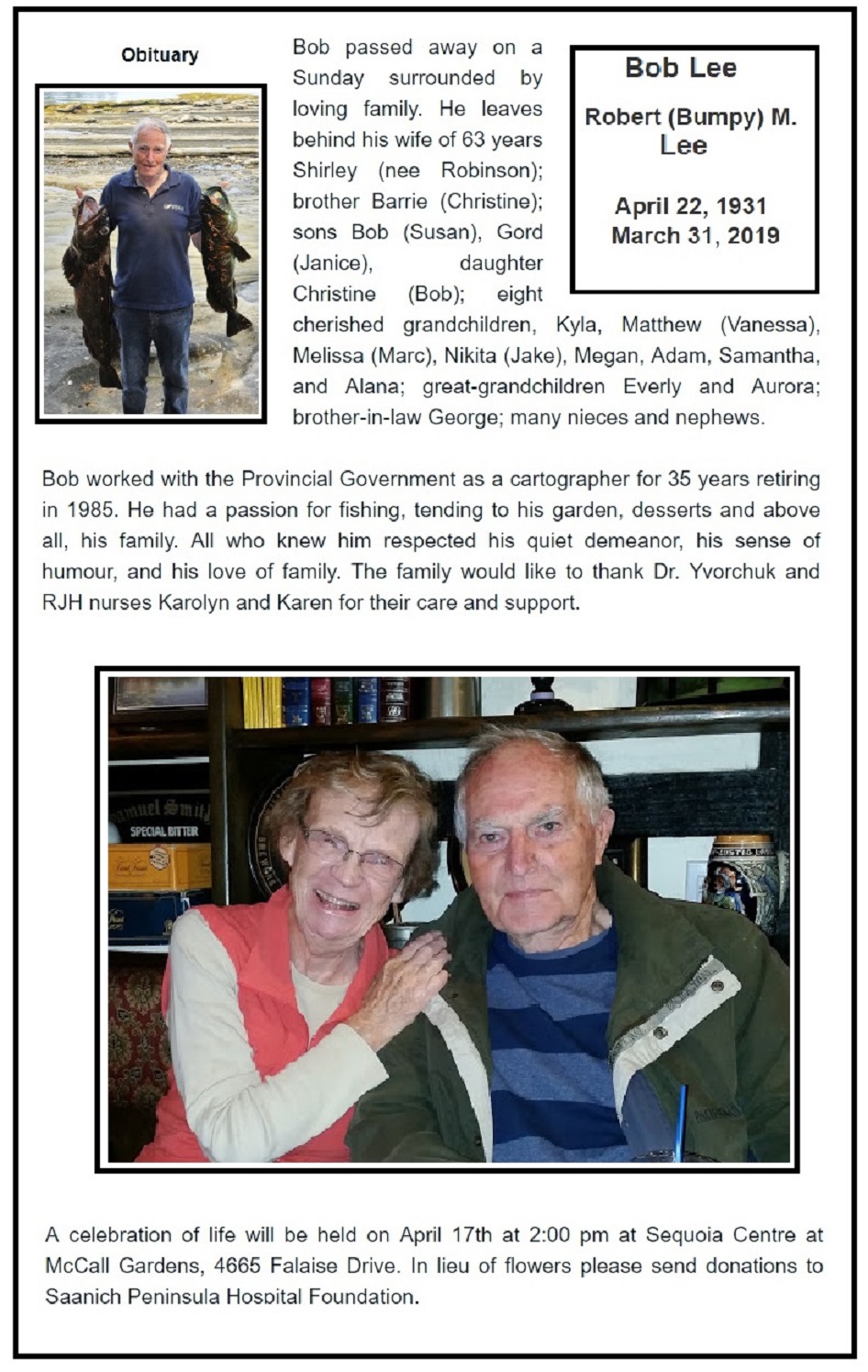 Royal Oak School Yard Obituaries