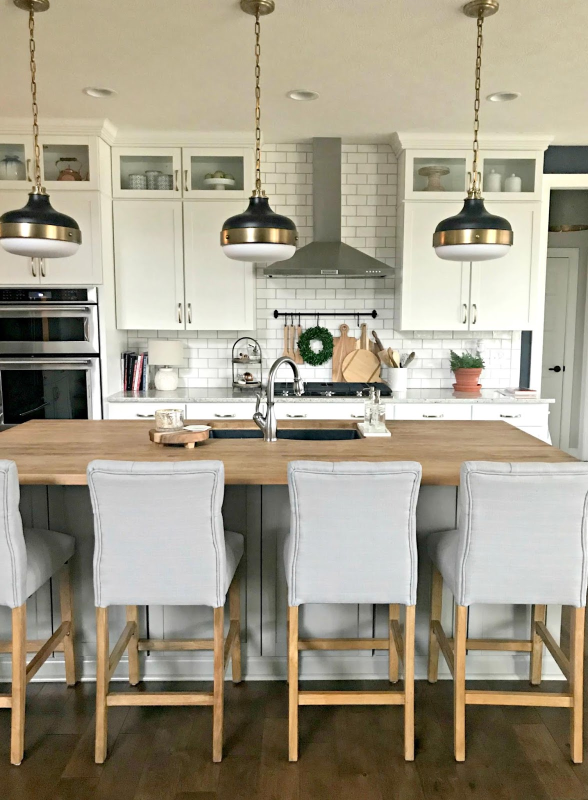 How To Customize A Plain Kitchen Island With Side Panels Thrifty Decor Chick