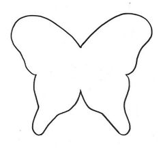 molde mariposa