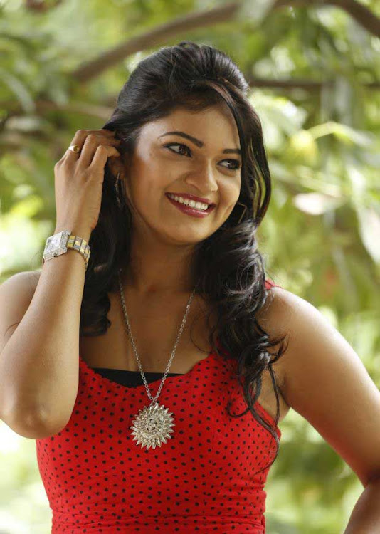 Ashwini Telugu Movie Actress in Red Sizzling Photoshoot