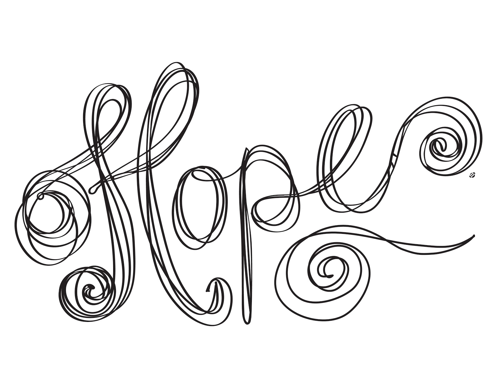 Hope Pages For Adults Coloring Pages