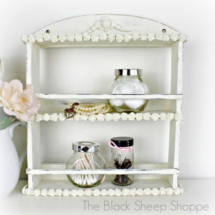 Shabby chic shelf. Shabby chic shelf.