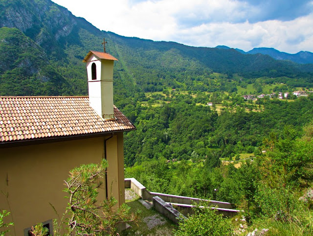 Panorama dal retro dell'edificio